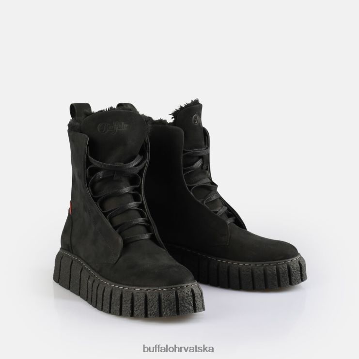 crno Buffalo rampa lace up hi tople gležnjače |čizme TDD6T464